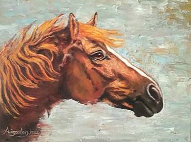 "Öyle bir rüya"
30x40 cm.
Tuval üzeri yağlıboya 
Ayşe Özaslan 
#sanat #ankara  #art #horse #oilpainting  #contemporary #contemporaryart #İstanbul  #gündem #kültürsanat #turkiyejokeyklubü #womensart