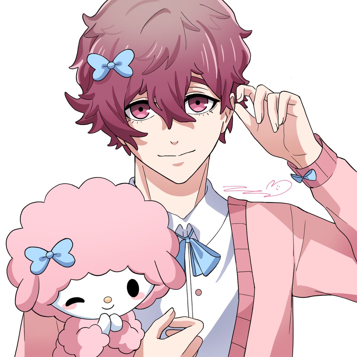 nessologist's tweet image. 💗🩵