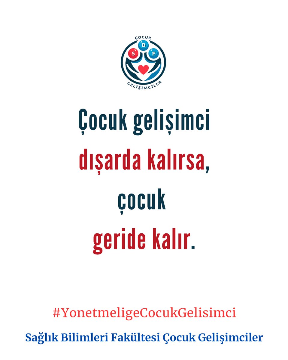 Cocuklar gelecegimiz bizlerde onlar icin buradayız #YonetmeligeCocukGelisimci