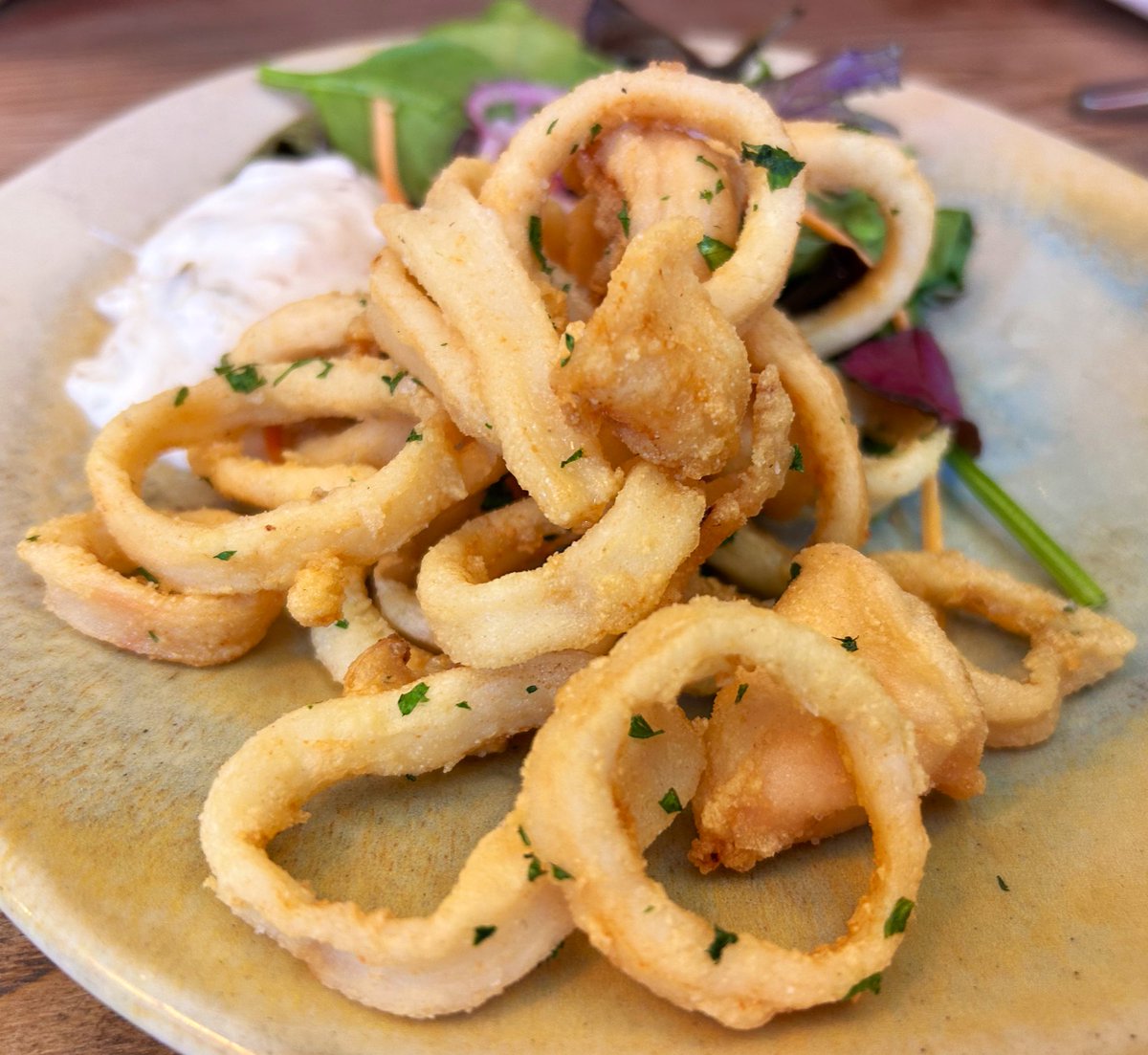 #Dinner Calamari 🥘🍷