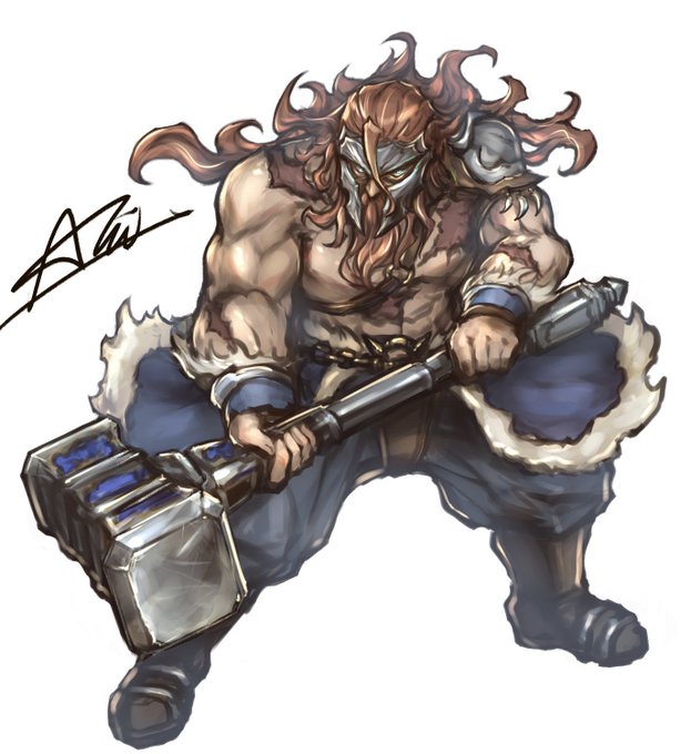 ドワーフの戦鎚使い 