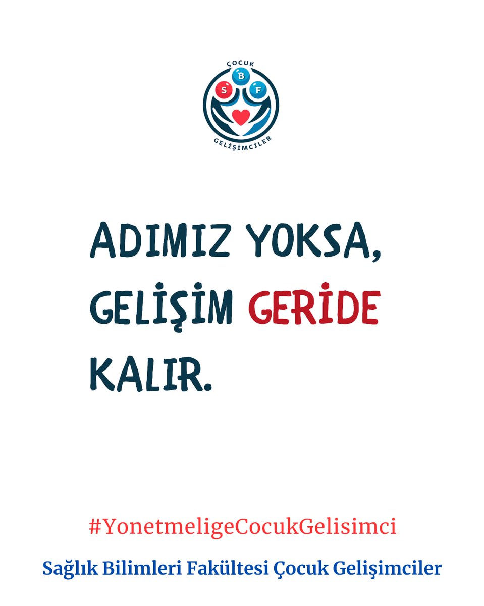 sbfcocukgelisim's tweet photo. Adımız yoksa gelisime geride kalor ama maalesef geç anlaşılır lütfen bizi duyun 

@drmemisoglu
#YonetmeligeCocukGelisimci https://t.co/2WzwE5wXbz