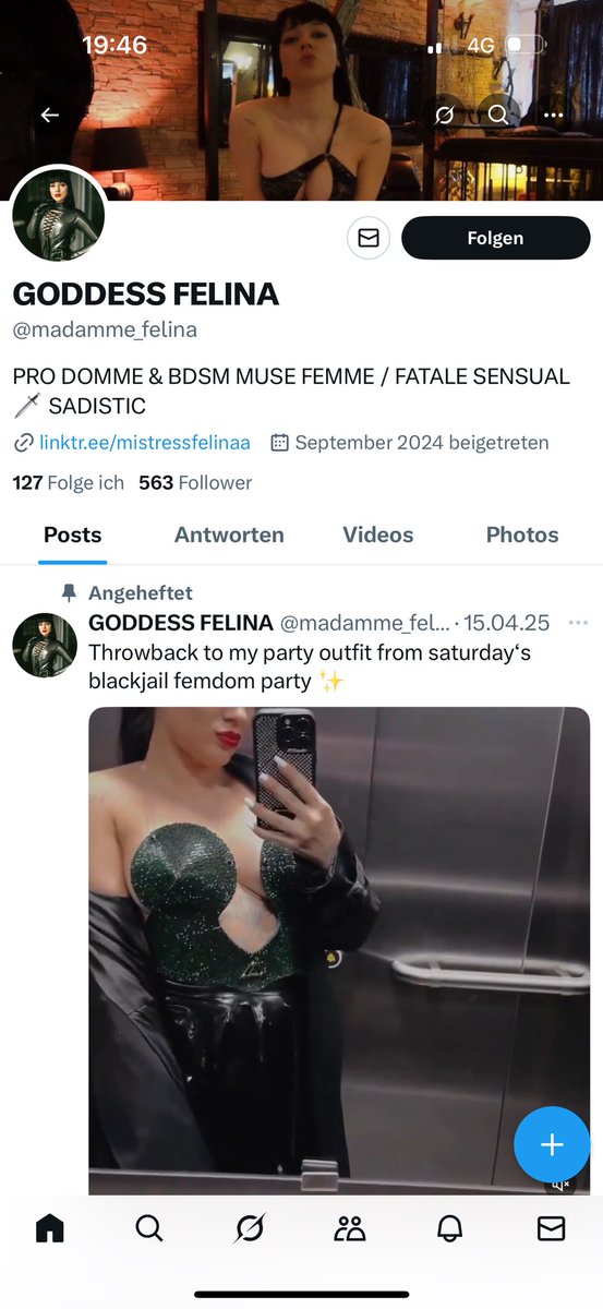 findomfelina's tweet photo. Bitte alle mal diesen Fake melden!! https://t.co/jlLFUgH6uj