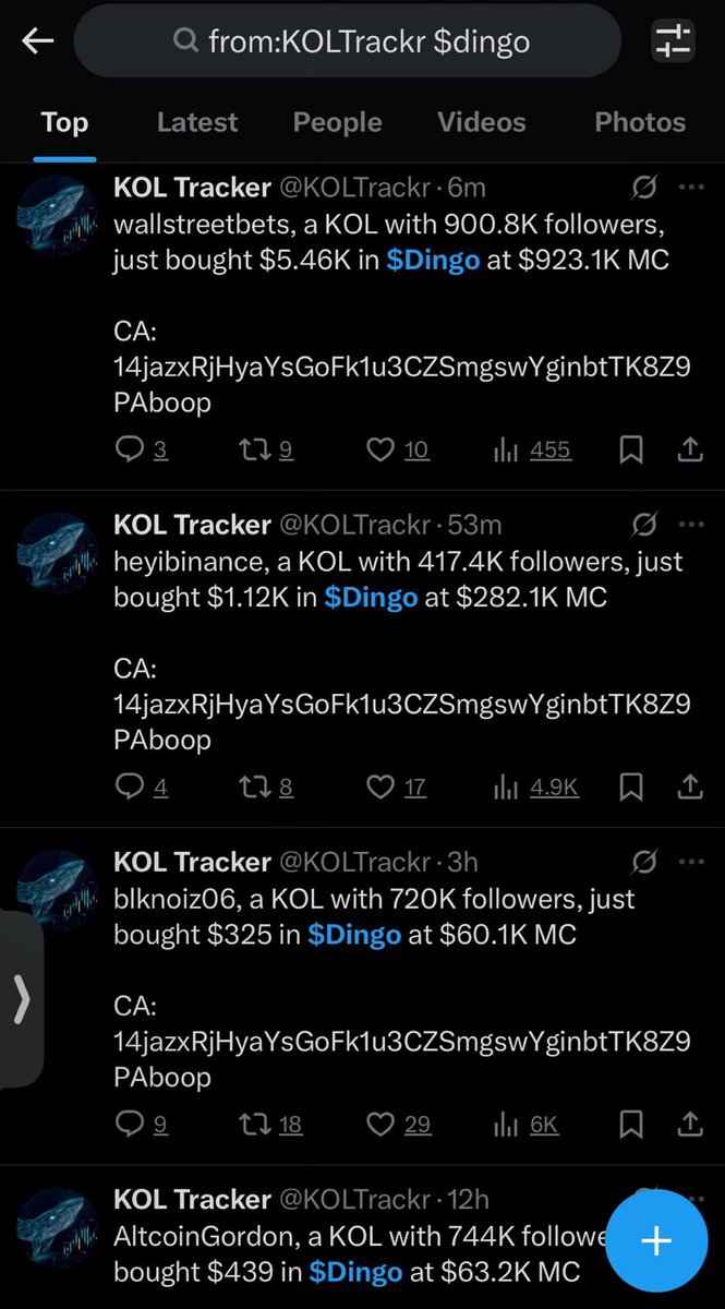 $dingo 👀 

Gave me #brocolli feel