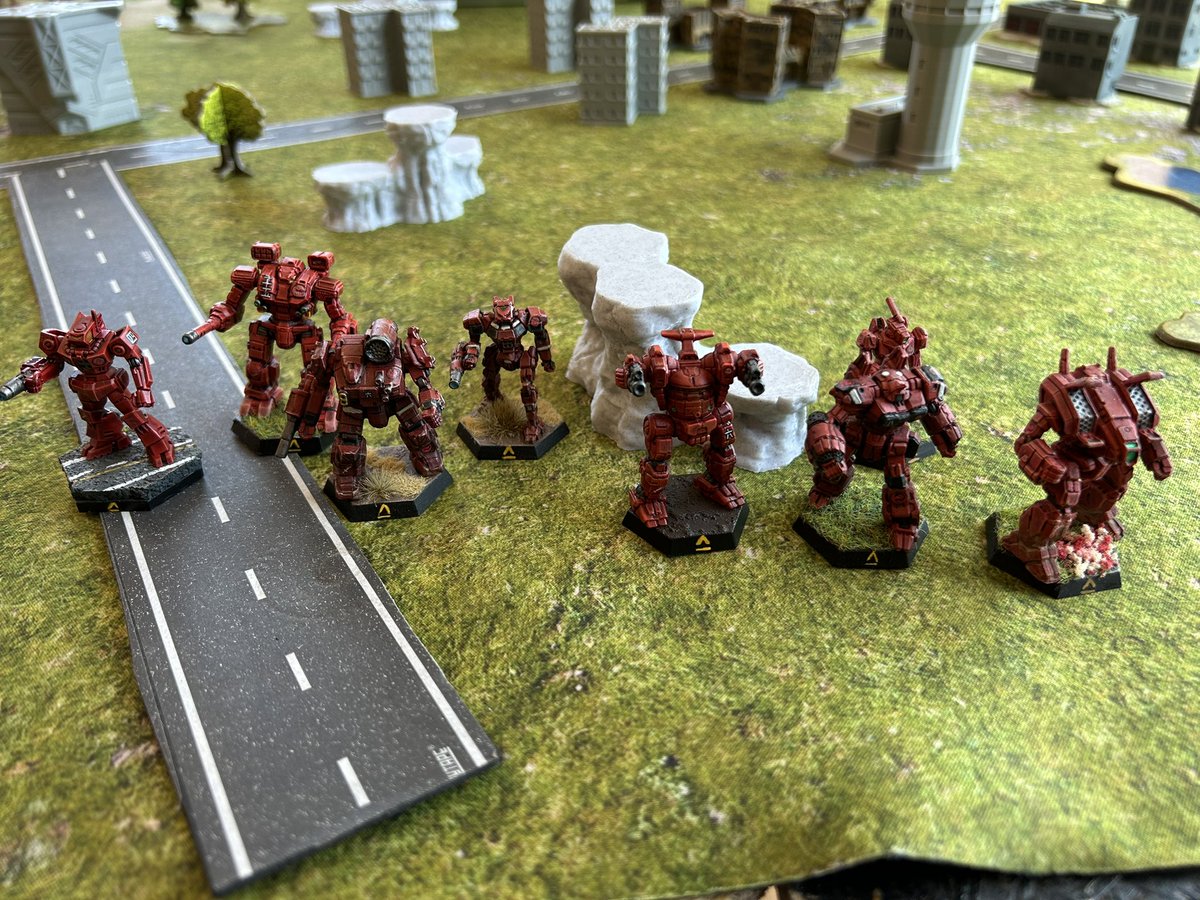 I’m evil, apparently 🇨🇦 (@frthegratergood) on Twitter photo For today’s festivities. A battle lance and a fire lance. 7th SoL, DCMS. <a href="/AMuseNGames/">A Muse N Games</a> #battletech <a href="/alphastrike/">AlphaStrike</a> For today’s festivities. A battle lance and a fire lance. 7th SoL, DCMS. <a href="/AMuseNGames/">A Muse N Games</a> #battletech <a href="/alphastrike/">AlphaStrike</a>