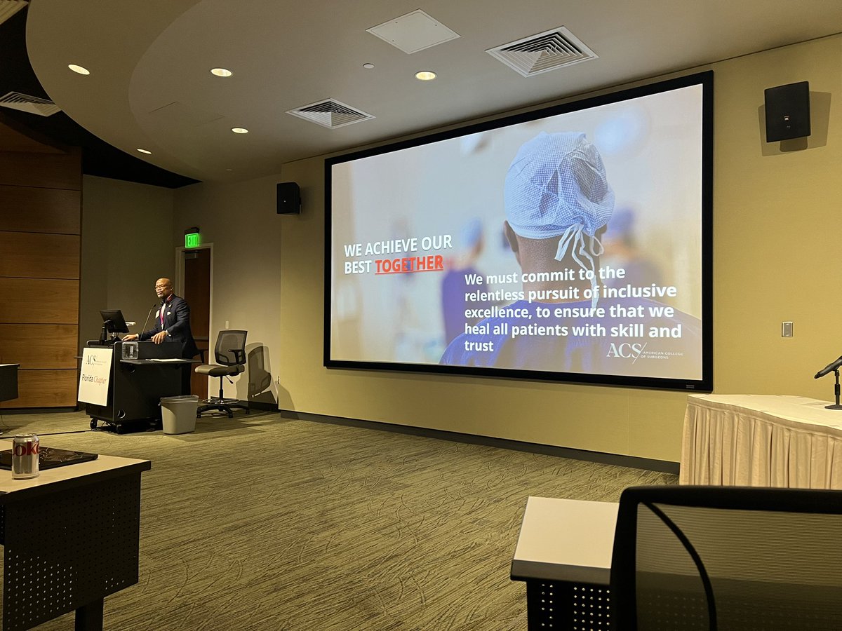 FloridaACS (@floridaacs) on Twitter photo Standing ovation for Dr <a href="/HenriFordMD/">Henri R. Ford, MD, MHA, FACS, FRCS(Eng), FAAP</a> <a href="/AmCollSurgeons/">American College of Surgeons</a> update! “We must commit to the relentless pursuit of inclusive excellence, to ensure that we heal all patients with skill and trust”! <a href="/umiamimedicine/">Miller Medicine</a> #InclusiveExcellence
#FCACS25 Standing ovation for Dr <a href="/HenriFordMD/">Henri R. Ford, MD, MHA, FACS, FRCS(Eng), FAAP</a> <a href="/AmCollSurgeons/">American College of Surgeons</a> update! “We must commit to the relentless pursuit of inclusive excellence, to ensure that we heal all patients with skill and trust”! <a href="/umiamimedicine/">Miller Medicine</a> #InclusiveExcellence
#FCACS25