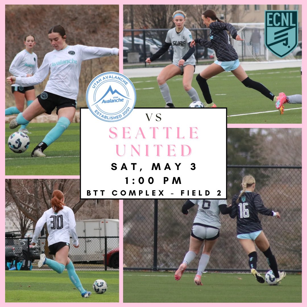 Avalanche U16 ECNL || 2009 || Class of 2027 / 2028 (@avalanche09ecnl) on Twitter photo It’s GAME day!! Kick off at 1:00 against a great Seattle team. Let’s go!!! <a href="/ImYouthSoccer/">ECNL/GA/Recruiting/College Soccer</a> <a href="/ImCollegeSoccer/">College Soccer Truth ™</a> It’s GAME day!! Kick off at 1:00 against a great Seattle team. Let’s go!!! <a href="/ImYouthSoccer/">ECNL/GA/Recruiting/College Soccer</a> <a href="/ImCollegeSoccer/">College Soccer Truth ™</a>