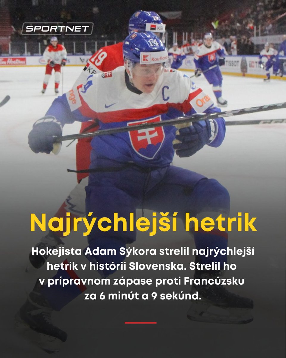 sportnet_sk's tweet photo. 👏Gratulujeme!🏒

#sportnet #hokej #reprezentacia #hockeyslovakia #adamsykora #sykora https://t.co/4wuRsWGm6u