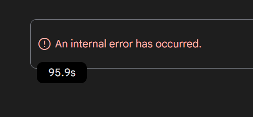 Somehow y'all think that <a href="/Google/">Google</a> is going to lead with #AI? 

Every single time I test, it fails. <a href="/googleaistudio/">Google AI Studio</a> just gave me this error. 

If it is not an error, then it will say..I can't open links. 

<a href="/GeminiApp/">Google Gemini</a> on my Pixel is a disaster as well. 

<a href="/sundarpichai/">Sundar Pichai</a>