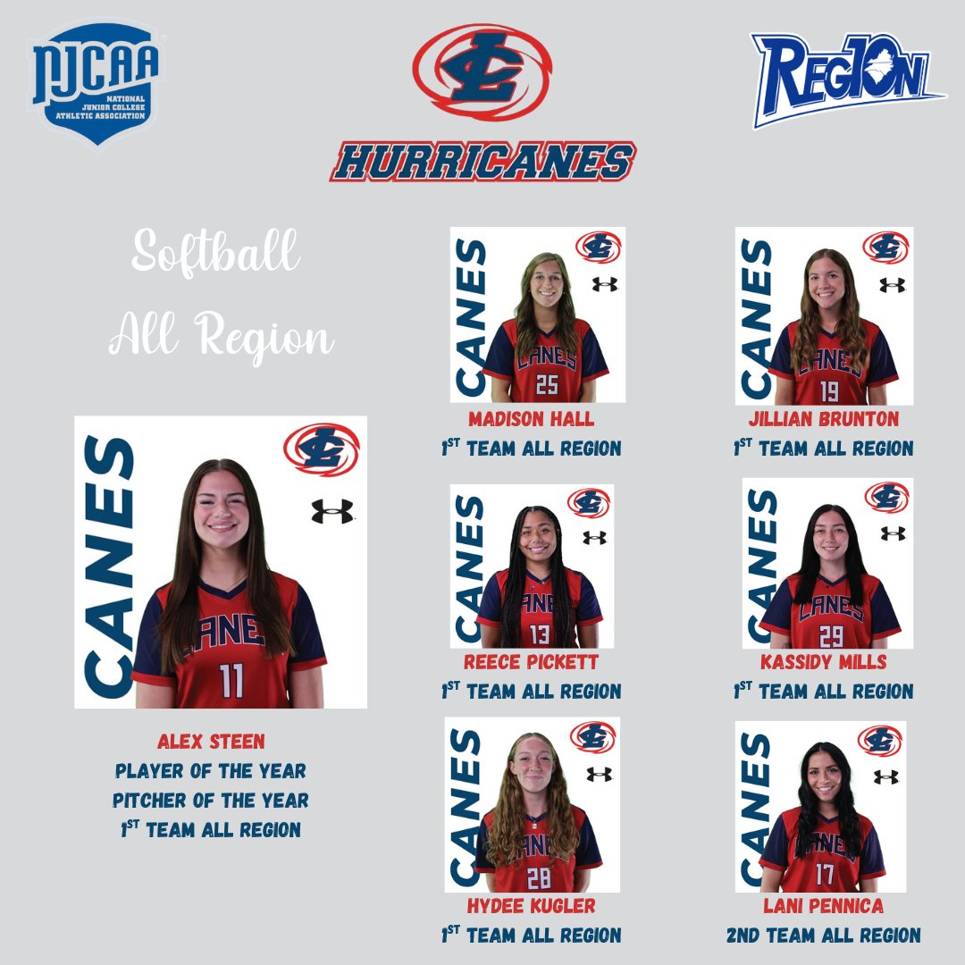 Congratulations to our Softball All Region Honors as well as Alex Steen receiving Pitcher of the Year AND Player of the Year!!
Great work LC Softball🥳🥳