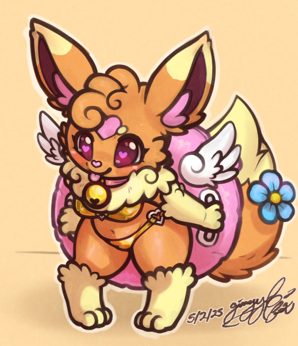 gingy_K_fox - (Comms closed) (@ginja_k_ninja) on Twitter photo An Eevee celebrating Golden Week too! ππ
Feat: <a href="/fluffeve/">Aria πββ¬</a>! An Eevee celebrating Golden Week too! ππ
Feat: <a href="/fluffeve/">Aria πββ¬</a>!