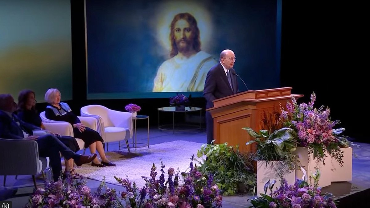 The Church of Jesus Christ of Latter-day Saints (@ch_jesuschrist) on Twitter photo Elder Quentin L. Cook of the Quorum of the Twelve Apostles closed the 2025 BYU Women’s Conference on Friday, May 2, 2025, praising women who “walk with Jesus Christ” and “have their hearts in tune with the music of faith” and as they progress on the “covenant pathway.” 
“Our Elder Quentin L. Cook of the Quorum of the Twelve Apostles closed the 2025 BYU Women’s Conference on Friday, May 2, 2025, praising women who “walk with Jesus Christ” and “have their hearts in tune with the music of faith” and as they progress on the “covenant pathway.” 
“Our