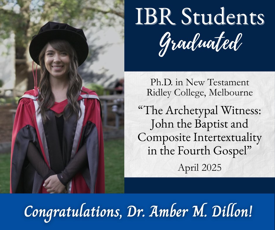 IBRStudents's tweet image. Congrats to IBR Students member Amber Dillon (@amber_m_dillon) who recently graduated w/ her PhD from @CollegeRidley!
Way to go, Dr. Dillon! 🎉🎓 We wish you the best in your future academic endeavors & are excited to follow your work. Thanks for your involvement w/ IBR Students