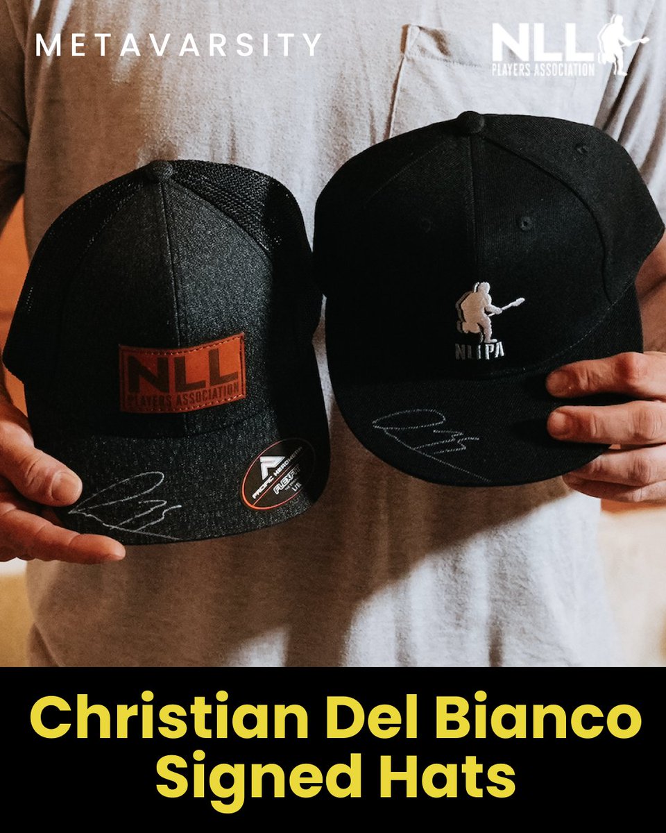 Metavarsity - Play Fantasy Lacrosse (@playmetavarsity) on Twitter photo Snag your SIGNED HAT from <a href="/cdelbianco35/">Christian Del Bianco</a> CDB!
They've signed a limited number of hats, and you can claim yours with your fantasy points ๐๐งข
Snag yours before theyโre gone! Snag your SIGNED HAT from <a href="/cdelbianco35/">Christian Del Bianco</a> CDB!
They've signed a limited number of hats, and you can claim yours with your fantasy points ๐๐งข
Snag yours before theyโre gone!