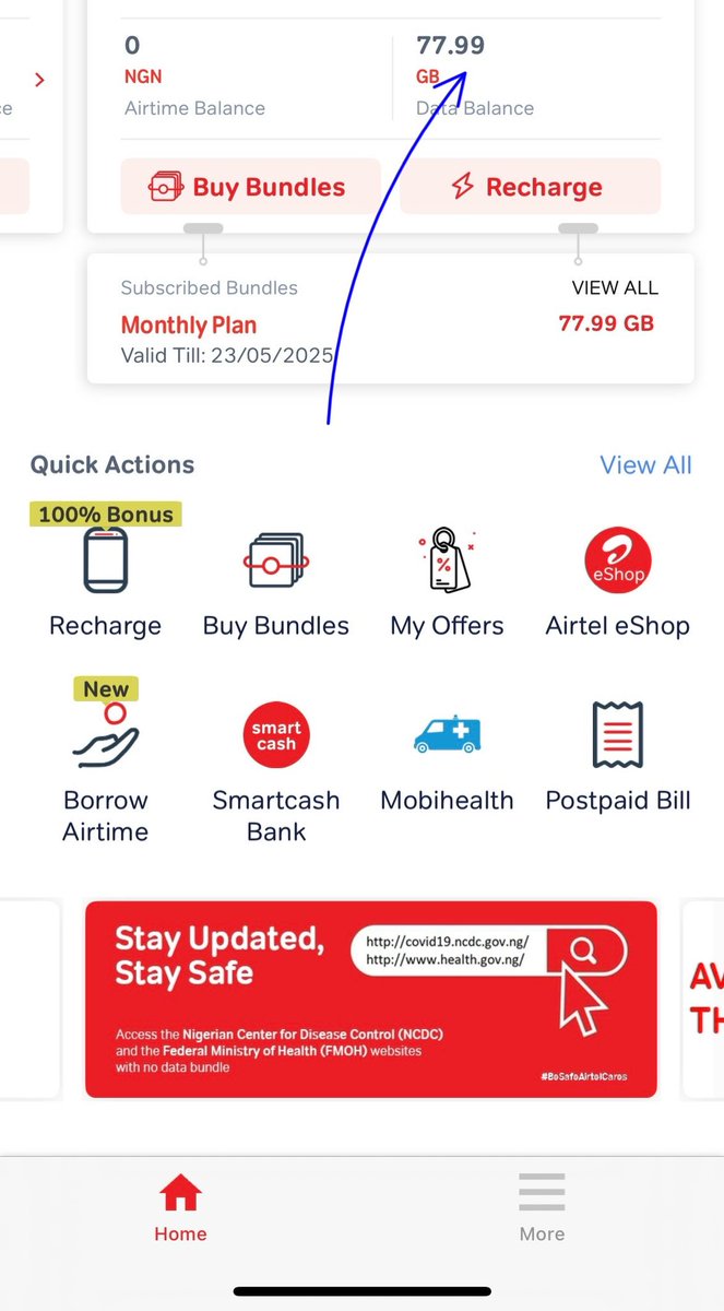 Dear. <a href="/AirtelNigeria/">Airtel Nigeria</a> this is my current data balance and I still cannt load an any page on the on the internet.The most heartbreaking part is that you are telling me am out of data. “Data way I just do now now”. Honesty this not funny again please do something.