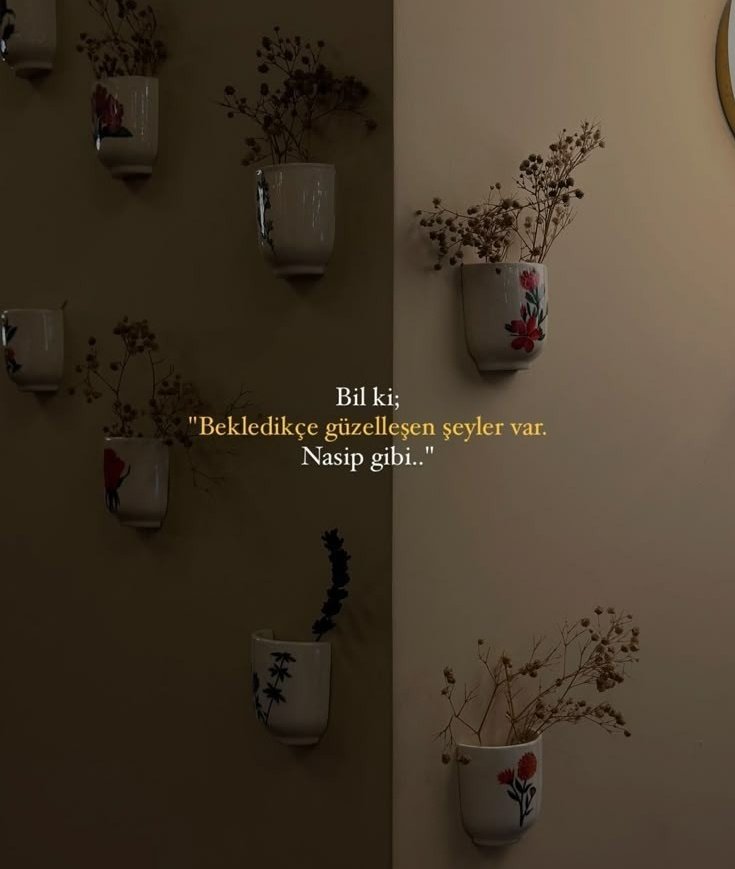 çiçek için dua ediyoruz, sen bahçe nasip et rabbim.