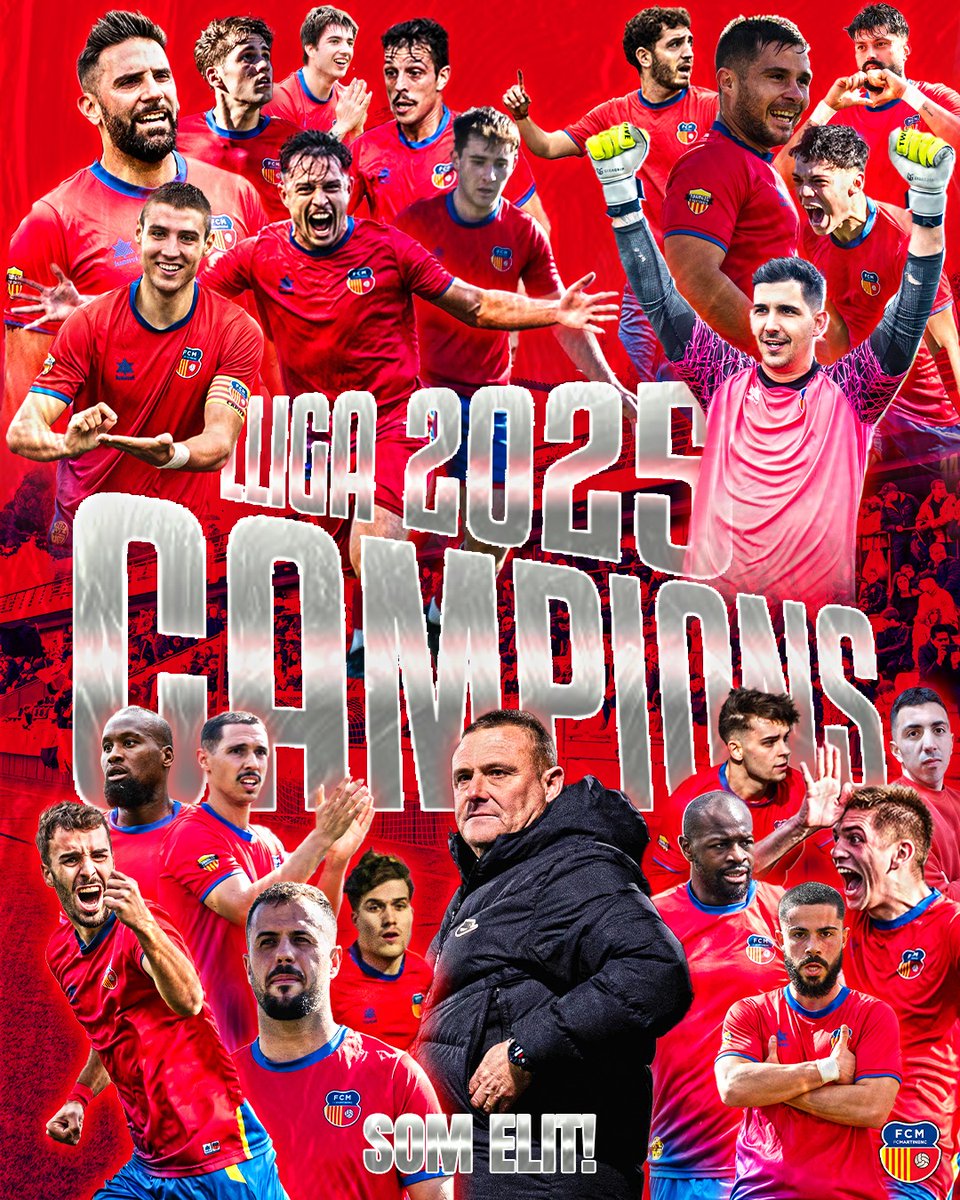 🏆 Som CAMPIONS de la #1cat2!

🚀 Som NOU EQUIP de #LligaElit!

😍 L'ASCENS és nostre!!

🫶 Gràcies, EQUIP i cos tècnic!
🙌 Gràcies, AFICIÓ!

🎉 Celebrem-ho!

#SomMartinenc ❤️ #SomElit 🎩