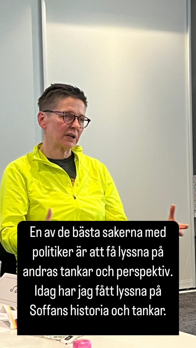 CissyP's tweet photo. Tack @soffangbg för ett inspirerande och givande samtal. 
Du är en inspiration för mig. https://t.co/aDY09Q5apD
