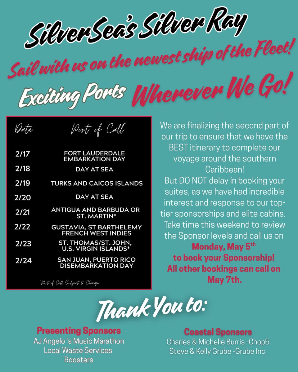 The 2026 Buckeye Cruise for Cancer is here! 

Shine bright on the ultimate Buckeye adventure alongside over 25 Buckeye greats, pushing boundaries in fundraising to illuminate the path to end cancer.

Sponsorships open on May 5th
Bookings open on May 7th! 

Go Bucks! Beat Cancer!