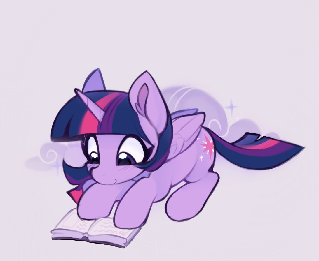 smol pone reading smol bok
