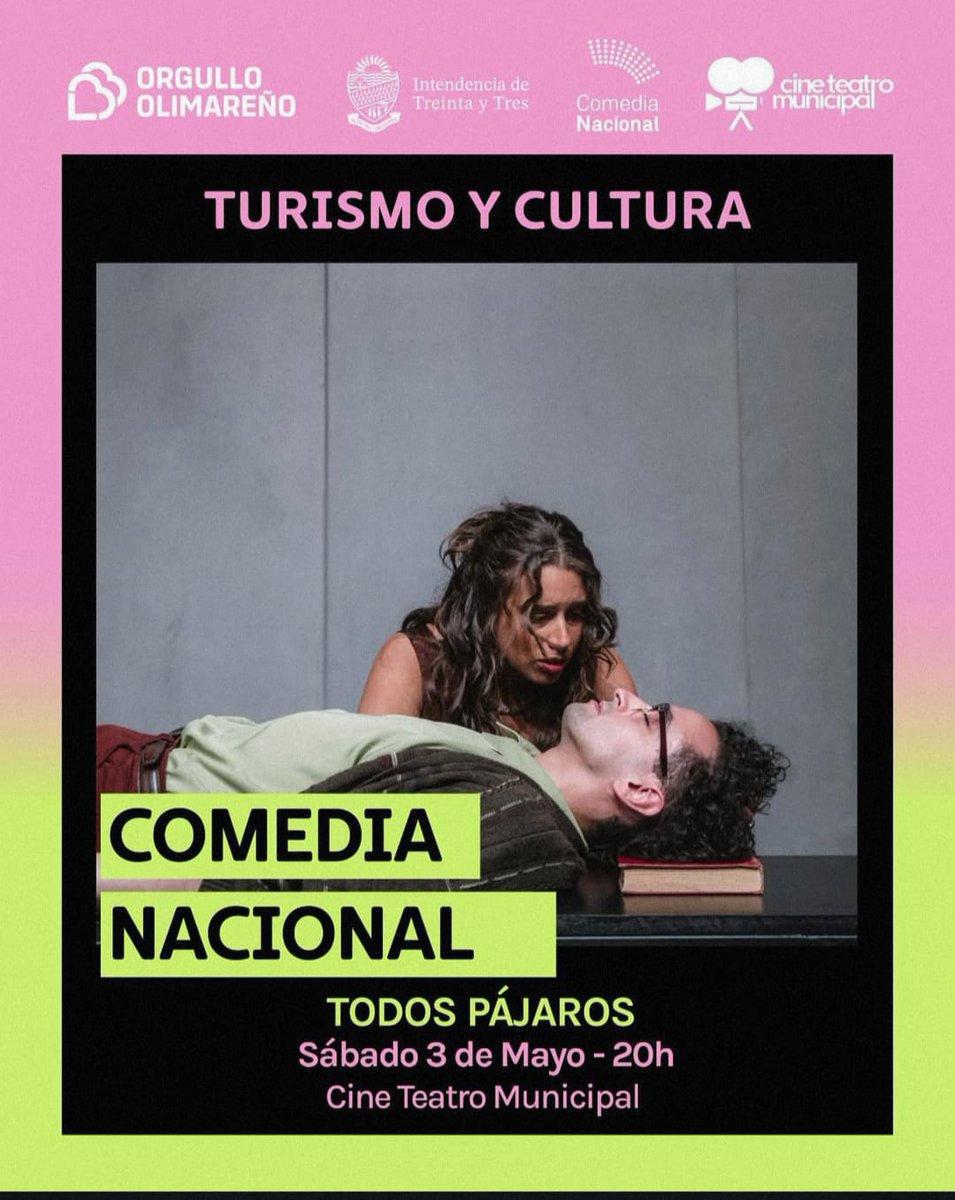 Laura Vaz (@lauravaz2014) on Twitter photo #Hoy 20:00 la <a href="/ComediaNacional/">Comedia Nacional</a>
en #TreintayTres
Entrada libre. Invitaciones en la boletería del Teatro Mpal. #Hoy 20:00 la <a href="/ComediaNacional/">Comedia Nacional</a>
en #TreintayTres
Entrada libre. Invitaciones en la boletería del Teatro Mpal.