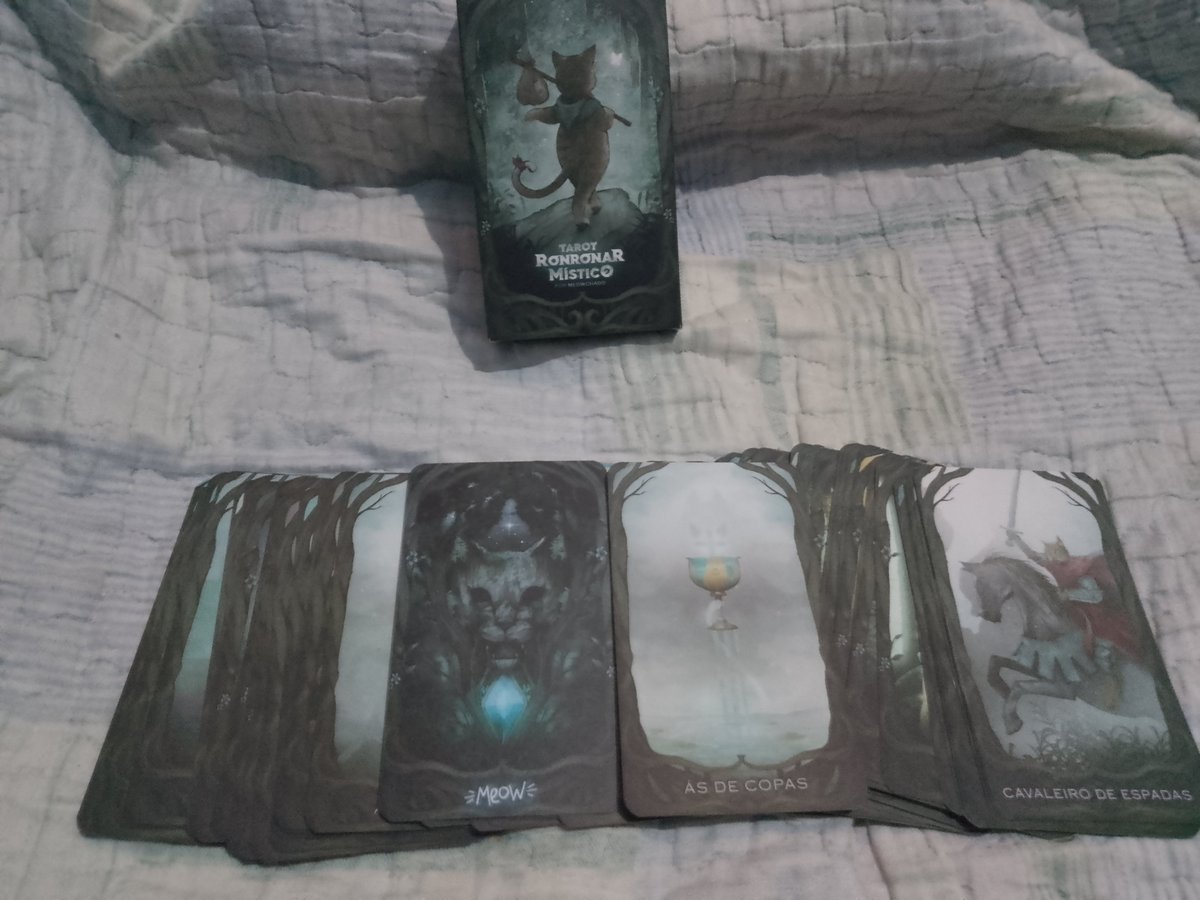 Acabou de chegar meu tarot que <a href="/Meowchado/">Meow (miau)</a> fez do zero, eu tô até emocionado