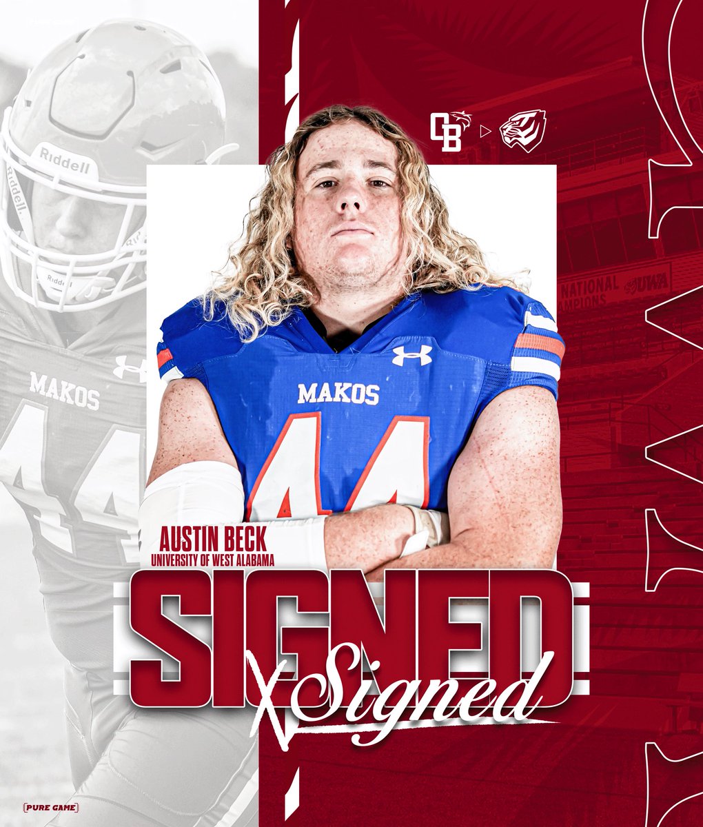 🚨Mako heading to play at the next level🚨
Congrats to Austin Beck on signing with UWA!