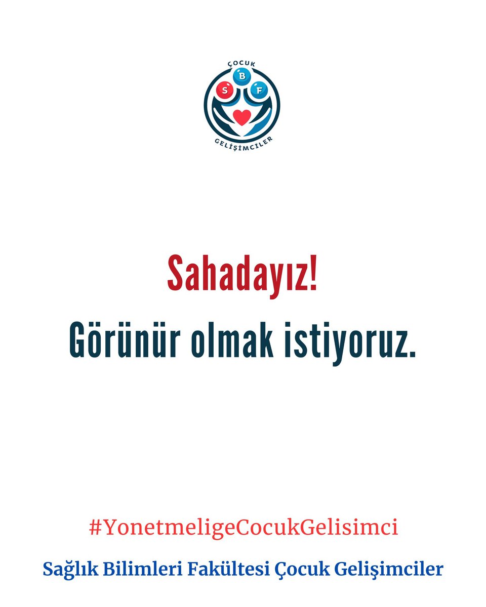 Çocuk Gelişimcilerin sesini duyun! 
#YonetmeligeCocukGelisimci