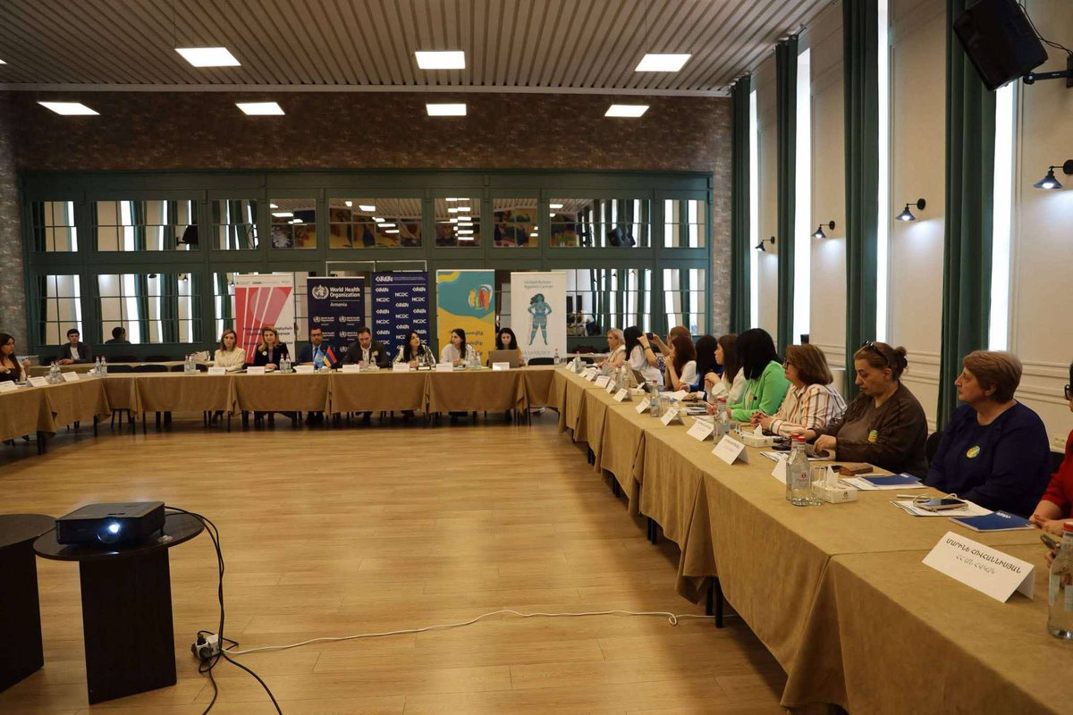 Ministry of Health (@minhealth_arm) on Twitter photo The activities and awareness campaigns of Immunization Week concluded with a two-day training workshop involving journalists. The event was organized by the Ministry of Health with support from the <a href="/WHOArmenia/">WHO Armenia</a> .
#VaccinesSaveLives #WorldImmunizationWeek #HumanlyPossible The activities and awareness campaigns of Immunization Week concluded with a two-day training workshop involving journalists. The event was organized by the Ministry of Health with support from the <a href="/WHOArmenia/">WHO Armenia</a> .
#VaccinesSaveLives #WorldImmunizationWeek #HumanlyPossible