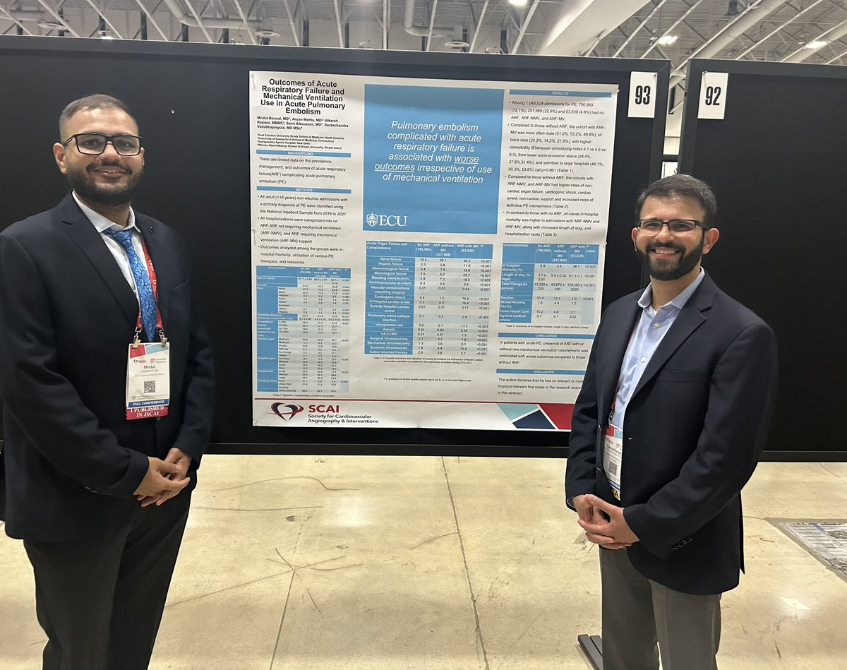 Saraschandra Vallabhajosyula, MD MSc (@sarasvallabhmd) on Twitter photo Congratulations to my mentees <a href="/bansal_mridul9/">Mridul Bansal, MD</a> and <a href="/aryandevmehta/">Aryan Mehta, MD</a> for their tremendous academic productivity! Yet another conference, yet another poster (and soon to be developed into a manuscript)! These superstars are such hard workers. <a href="/ECUHealth_IM/">ECU Internal Medicine</a> <a href="/UConnIM/">UConn Internal Medicine</a> <a href="/BrownUnivHealth/">Brown University Health</a> Congratulations to my mentees <a href="/bansal_mridul9/">Mridul Bansal, MD</a> and <a href="/aryandevmehta/">Aryan Mehta, MD</a> for their tremendous academic productivity! Yet another conference, yet another poster (and soon to be developed into a manuscript)! These superstars are such hard workers. <a href="/ECUHealth_IM/">ECU Internal Medicine</a> <a href="/UConnIM/">UConn Internal Medicine</a> <a href="/BrownUnivHealth/">Brown University Health</a>