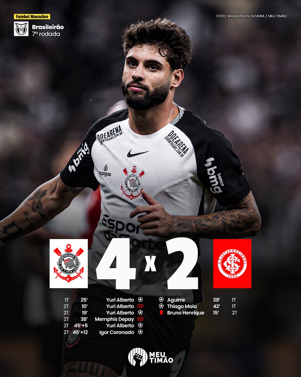 Meu Timão (@meutimao) on Twitter photo YURI ALBERTO BRILHA E O CORINTHIANS VENCE O INTERNACIONAL NA NEO QUÍMICA ARENA 🔥
📸 Wanderson Oliveira / Meu Timão
🔴 Apoio: <a href="/KTO_brasil/">KTO Brasil</a> - Jogue com responsabilidade (+18) YURI ALBERTO BRILHA E O CORINTHIANS VENCE O INTERNACIONAL NA NEO QUÍMICA ARENA 🔥
📸 Wanderson Oliveira / Meu Timão
🔴 Apoio: <a href="/KTO_brasil/">KTO Brasil</a> - Jogue com responsabilidade (+18)