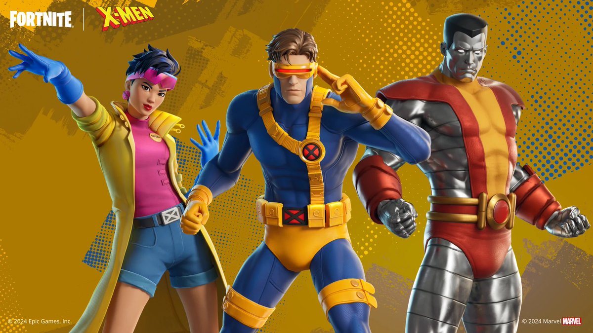 FortniteFNLK's tweet photo. FORTNITE NEW X-MEN SKINS COMING SOON! https://t.co/YSRJTlW9LS