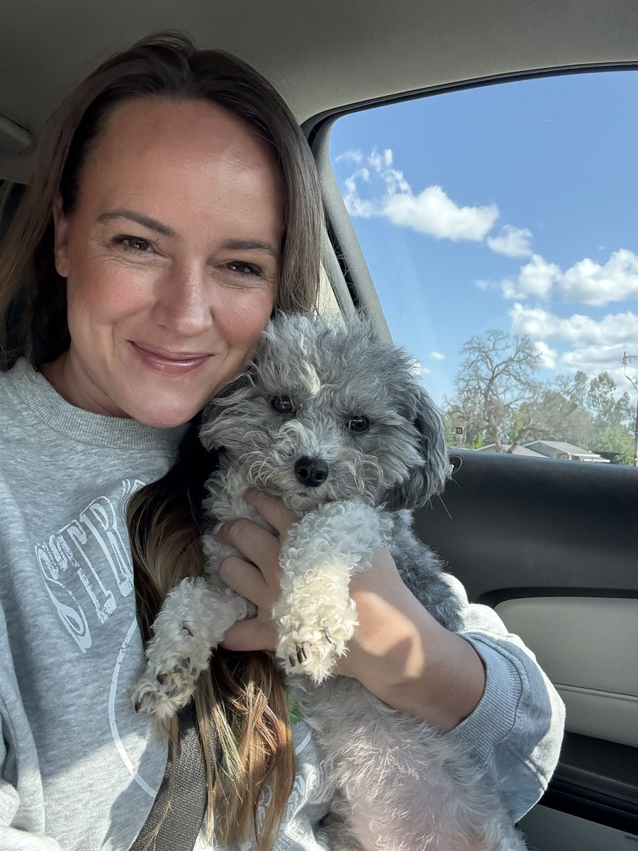 Beautiful Saturday with my sweet Willow 🥰 🐩