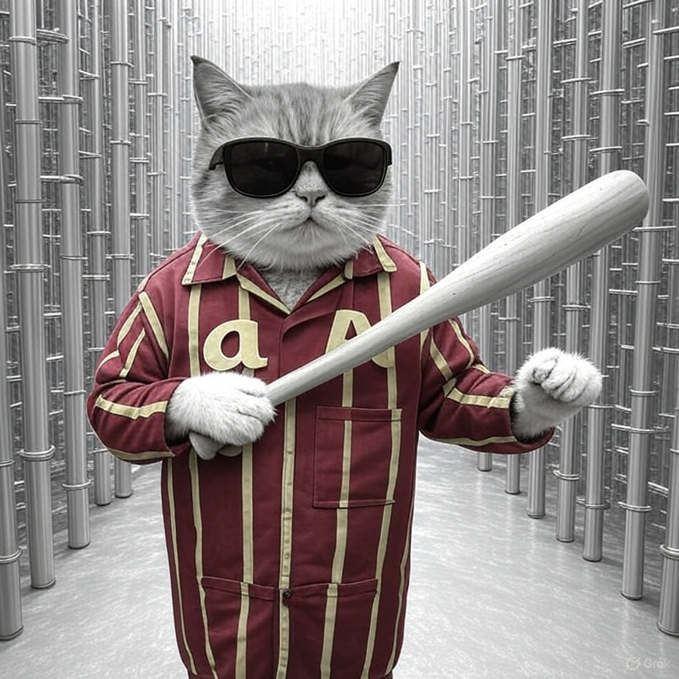 catsalpha90's tweet photo. ''Alpha is ready to fight gorila''
@MrBeast 
#AlphaCats #ACAT #HODL #MeowFi #ToTheMoon #CryptoCat #MemeCoin https://t.co/zKUjNkIqdI