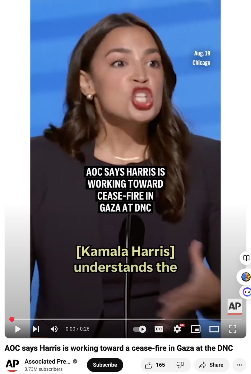 RepPress's tweet photo. Kudos to Jennifer Koonings for her activism! @AOC lied‼️ "AOC praised Kamala at the DNC, claiming 'she's working tirelessly' for a Gaza ceasefire." A sweeping Israeli Channel 13 investigation has exposed the Biden administration’s complicity in Israel’s 19-month war on Gaza. Nine top Biden officials acknowledged avoiding real pressure on Israel—even as the death toll surpassed 30,000. Israeli leaders openly bragged they dragged out the war, playing for time until Donald Trump’s return. Former National Security Adviser Jake Sullivan, Ambassador Tom Nides, and others defended their unwavering support for Israel—even as they admitted enabling a campaign one U.S. aide described as “killing and destroying for the sake of killing and destroying.”
