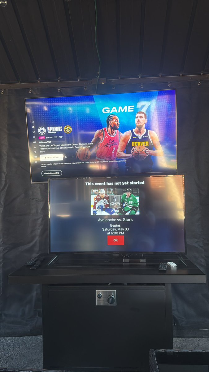 Game 7’s… LETS GO!! <a href="/nuggets/">Denver Nuggets</a> <a href="/Avalanche/">Colorado Avalanche</a> #MileHighPlayoffs #GoAvsGo