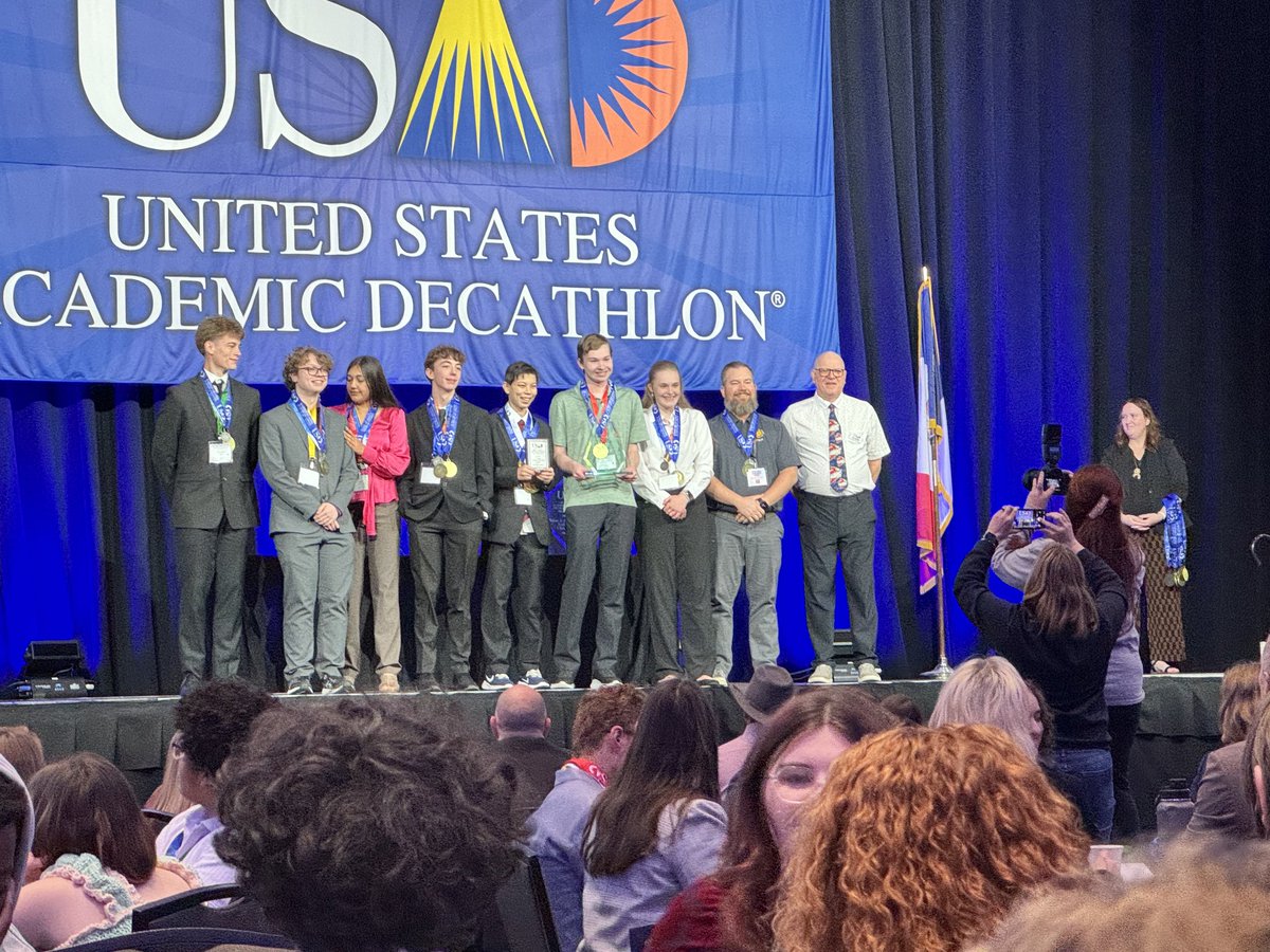 hafnium10 NBCT 🇺🇦🇺🇸 (@hafnium10) on Twitter photo <a href="/IdahoNews6/">Idaho News 6</a> <a href="/CBS2Boise/">CBS2 News</a> Renaissance HS won the Division 4 NATIONAL CHAMPIONSHIP today at the <a href="/USAD_Main/">United States Academic Decathlon</a> National Academic Decathlon Competition in Des Moines IA. They defeated 13 other teams including in state rival Sugar-Salem which finished 7th. <a href="/IdahoNews6/">Idaho News 6</a> <a href="/CBS2Boise/">CBS2 News</a> Renaissance HS won the Division 4 NATIONAL CHAMPIONSHIP today at the <a href="/USAD_Main/">United States Academic Decathlon</a> National Academic Decathlon Competition in Des Moines IA. They defeated 13 other teams including in state rival Sugar-Salem which finished 7th.
