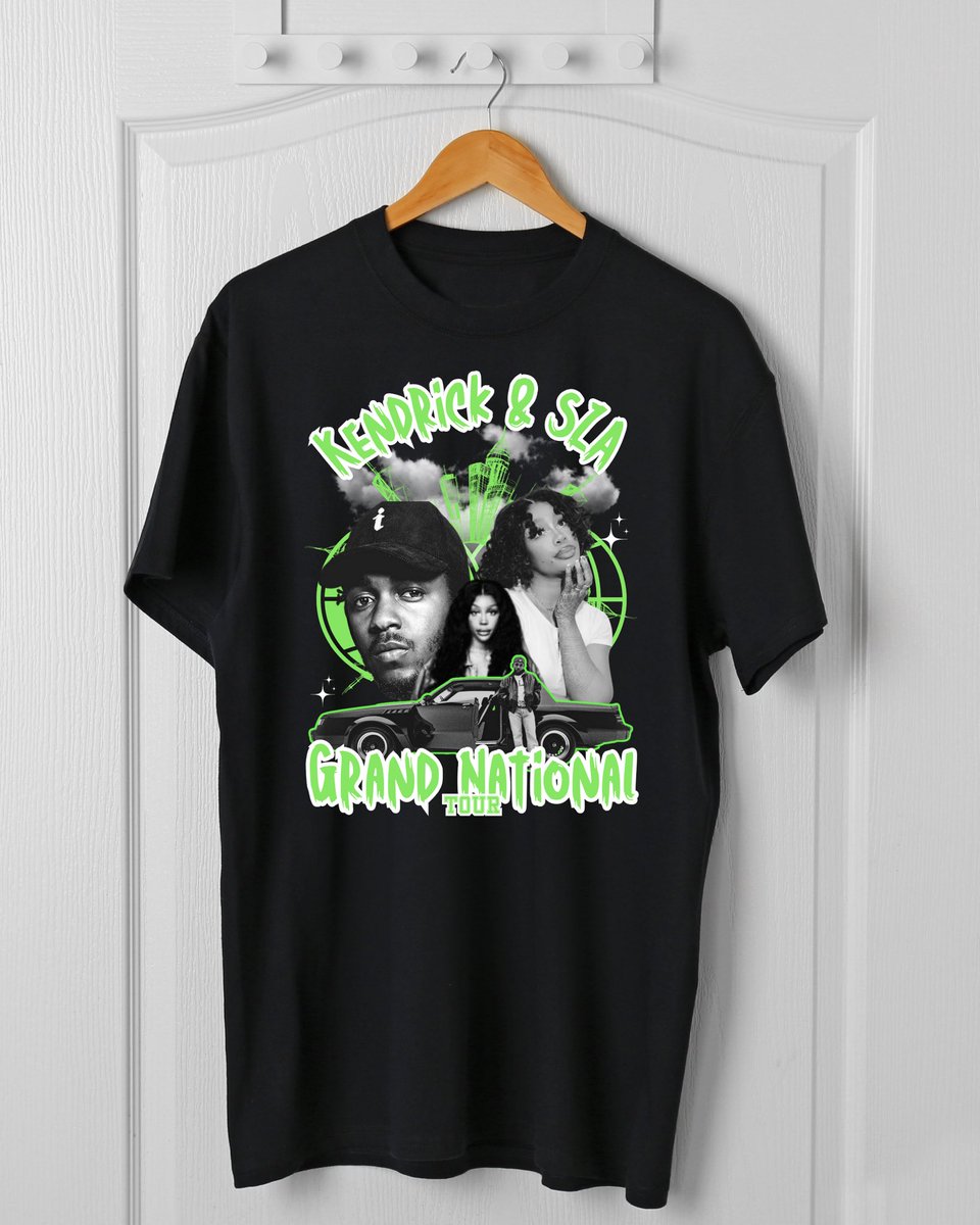 FearNotPrinting's tweet image. #GNXTour fearnotatlanta.com #kendricklamar #sza #GrandNationalTour #customtshirts #supportsmallbusiness