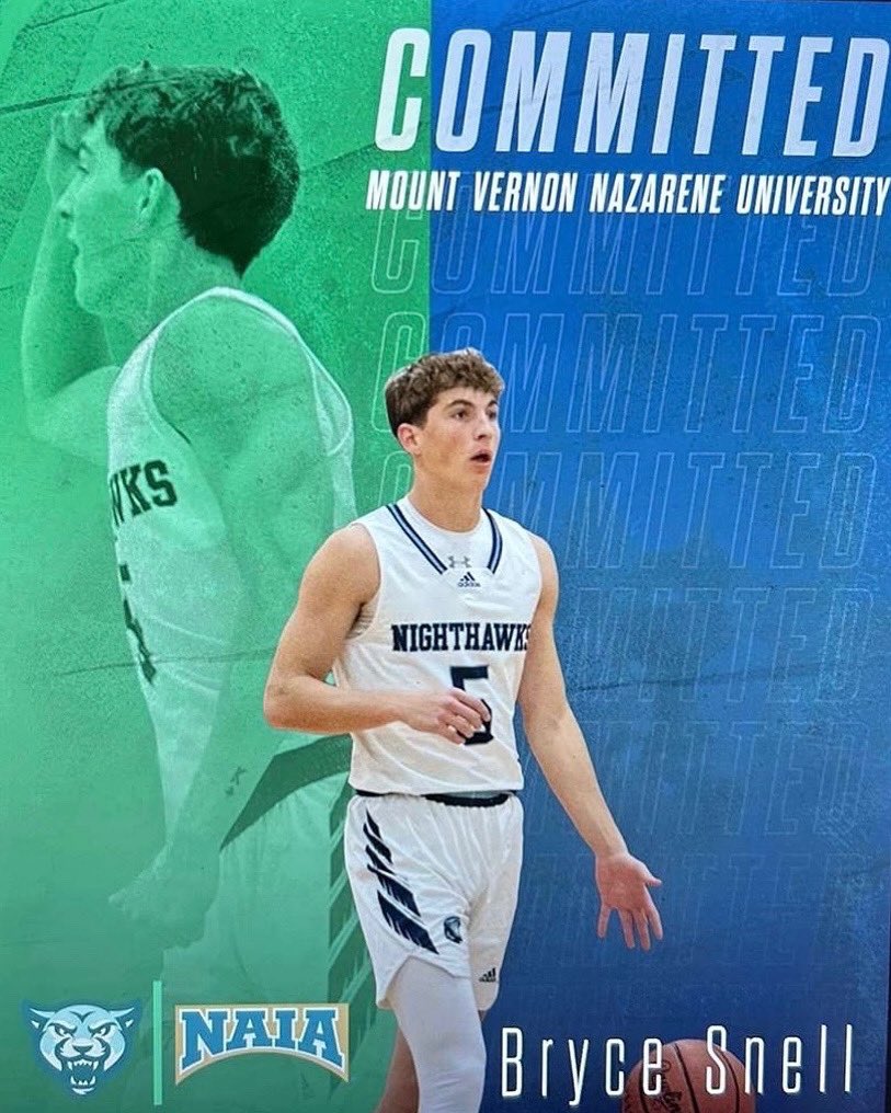 I am excited to announce my commitment to Mount Vernon Nazarene University. Thank you to all my family, coaches, and friends that have made this possible!!