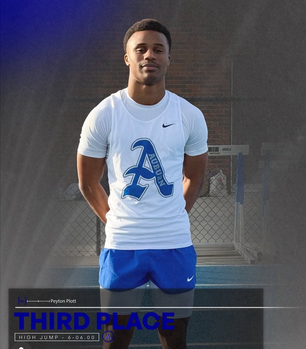 2025 State Update:

P2 ON THE PODIUM ‼️ 

Senior Peyton Plott places third in the Boys 7A High Jump clearing 6-06.00 😳.

Graphic: Graham Matz

#ClawsUP🐾
#AllState🥉