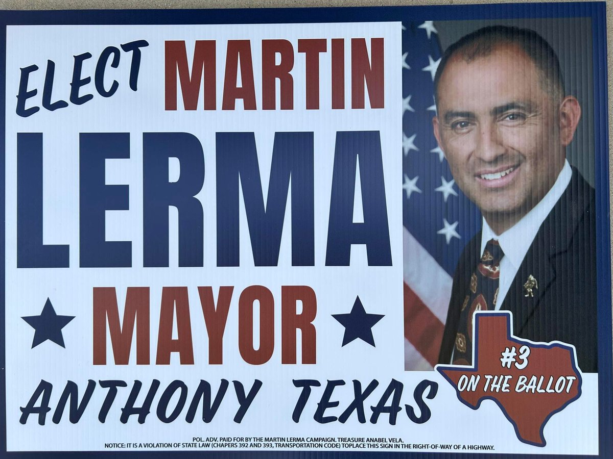 DestinyLerma1's tweet photo. ANTHONY TX RESIDENTS 
There is an hour and 30 minutes left to vote! Please come out to vote!!!🥹 https://t.co/UUrJkL5qLA