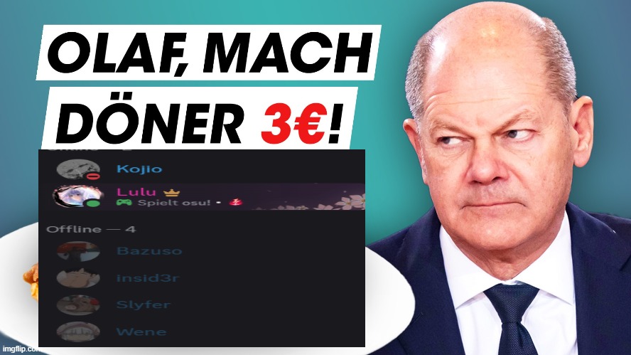 Team Germany (dönerpreisbremse) 
<a href="/osu_lulu/">lulu | inhabitant of silly land! :3</a> (C) (osu.ppy.sh/users/4201715)
<a href="/0ppOsu/">0ppInOsu</a> (osu.ppy.sh/users/12551840)
Slifer (osu.ppy.sh/users/15084122)
<a href="/Bazuso_o/">Bazuso</a> (osu.ppy.sh/users/11726139)
@in3der (osu.ppy.sh/users/11462830)