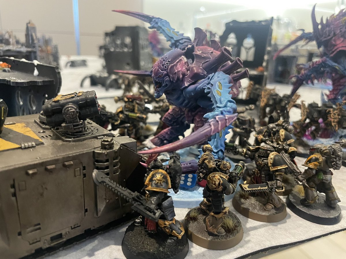 Tried out crusher stampede for only second time and lost by 4 points. Super fun game though!

#WarhammerCommunity