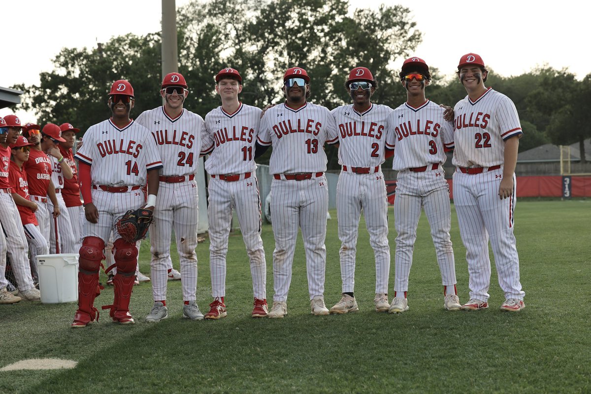Dulles Viking Baseball (@dhsbaseball550) on Twitter photo The Vikes came up short today against a very talented Dawson team. 
We are truly thankful for our senior players that gave us their all for the past 4 seasons! They have set our standard and will be remembered at 550 for a long time to come!
#GoVikes The Vikes came up short today against a very talented Dawson team. 
We are truly thankful for our senior players that gave us their all for the past 4 seasons! They have set our standard and will be remembered at 550 for a long time to come!
#GoVikes