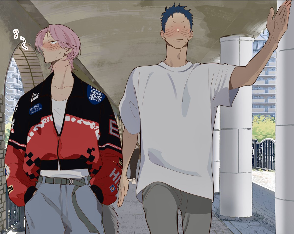 💖「見られた🤣はずかし🤣🤣🤣」 💙「よかよか😊」 #ながとべ