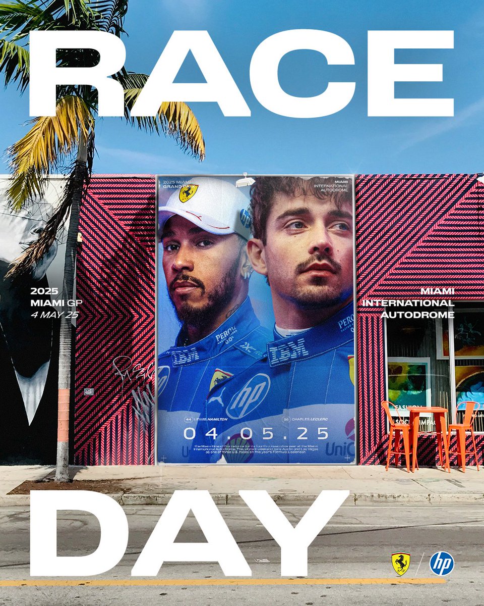 Ready to turn up the heat in Miami for Race Day 🔥