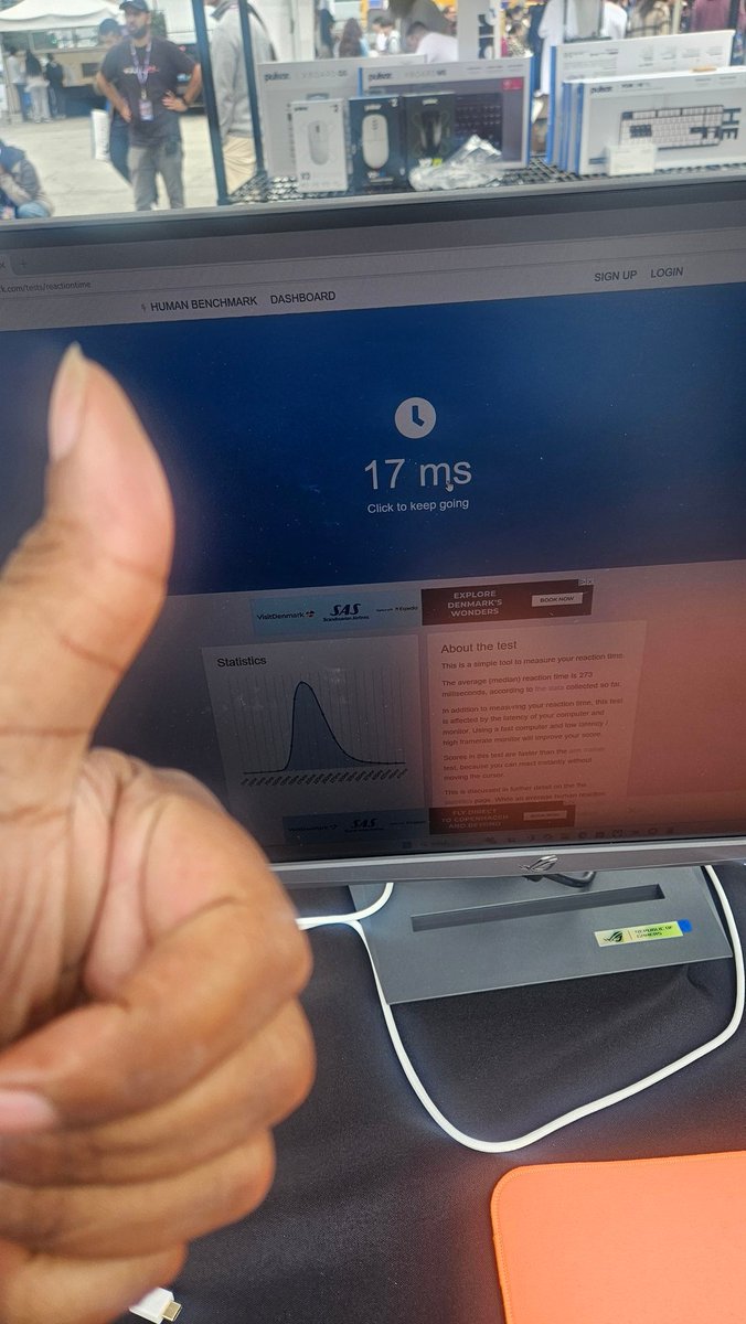 Game_Master_Roy's tweet image. @PulsarGears Am I the fastest ever with only 3 tries? That&apos;s gotta be a record.  #socaltechfair #socaltech #AMD #intel