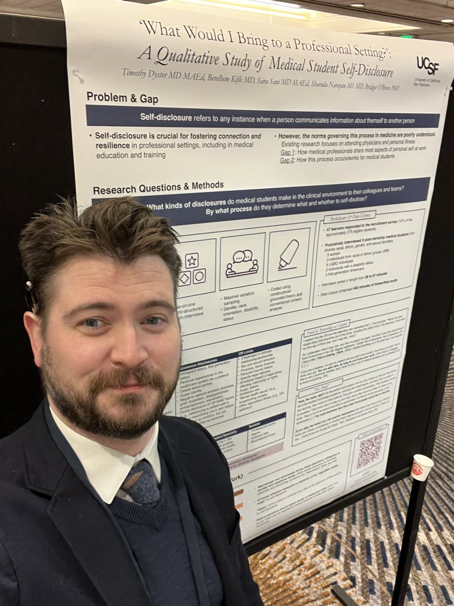 The poster selfie. A classic! #MedEd