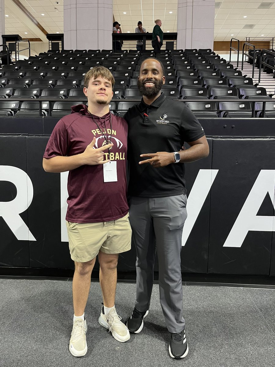 Enjoyed Junior Day at Wofford. Thank you for the invite <a href="/Coachsax72/">Jonathan Saxon</a>!