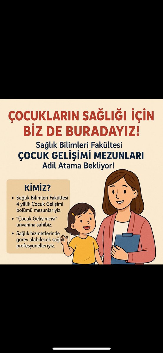 selva_ciner's tweet photo. Çocuğun gelişimi için bu kadar bilgiye sahip bir bölümü olarak bizde yönetmelikte olmalıyız. #YonetmeligeCocukGelisimci https://t.co/lUz5zJ3d4P